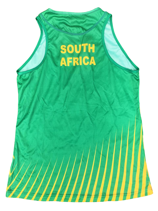 Official Team South Africa Women's Vest African Games Morocco 2019 (M)